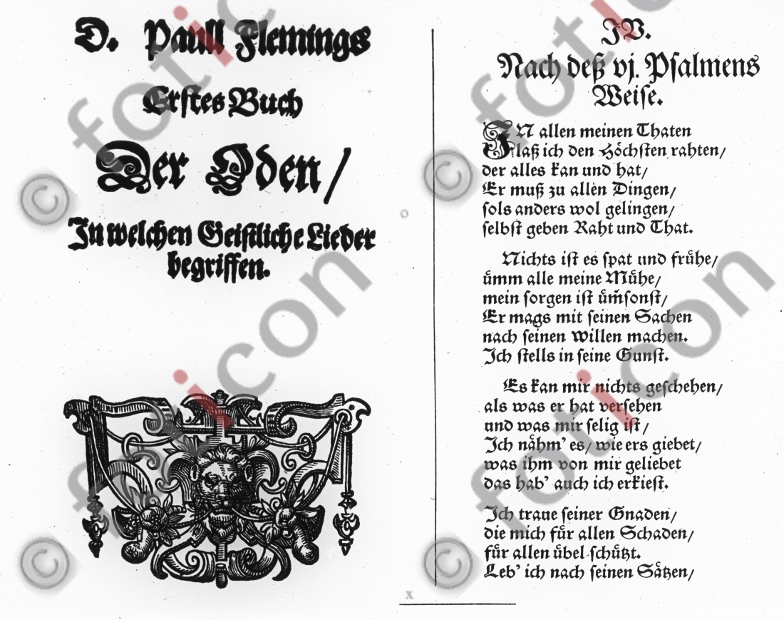 Kirchenlied "Der Oden" von Paul Fleming | Hymn "Der Oden" by Paul Fleming (simon-156-009-sw.jpg)